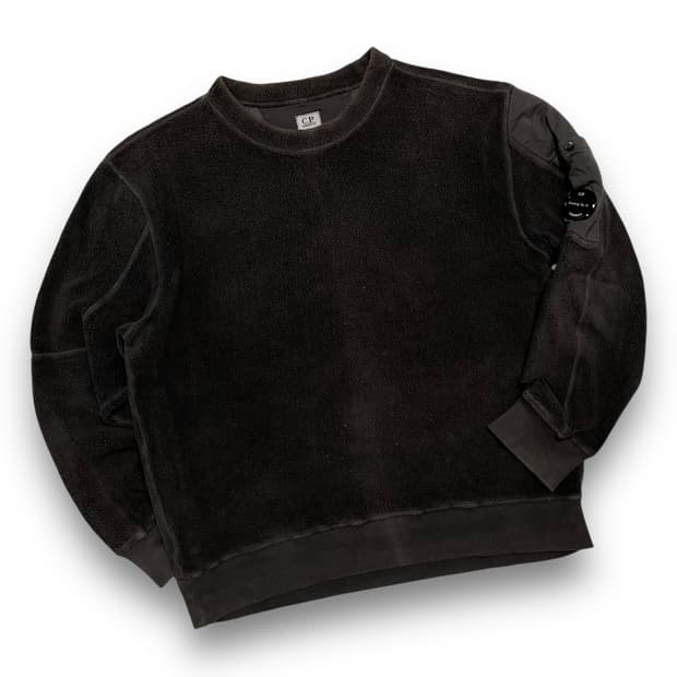 CP 컴퍼니 사이드 렌즈 암포켓 빈티지 후리스