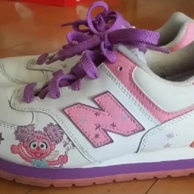 뉴발란스 KJ574ACG 세서미 스트리트 털 신발 230