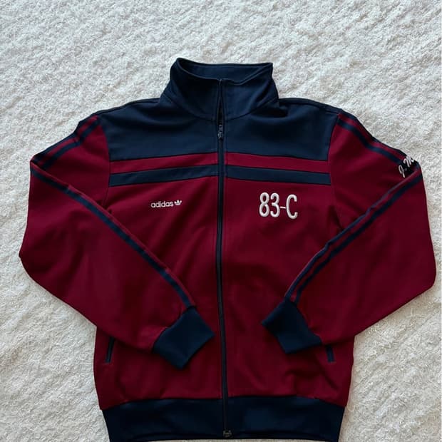 아디다스 베켄바우어 83-C 버건디 네이비 트랙탑져지
