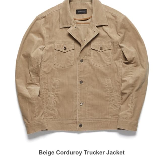 세비지 savage 코듀로이 트러커 M