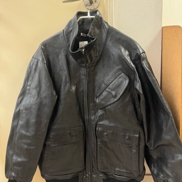 오라리25AW 램 레더 3사이즈