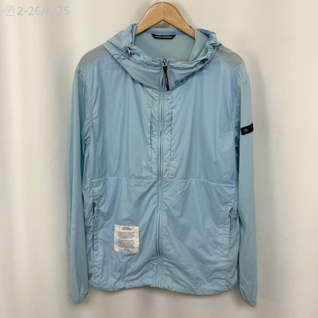 네셔널지오그래픽 남자 얇은 집업자켓 블루 105 XL