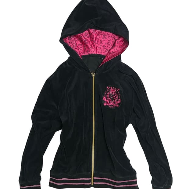 일본 빈티지 갸루 펑크 후드집업