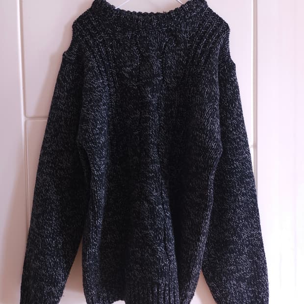 빈티지 꽈배기 니트