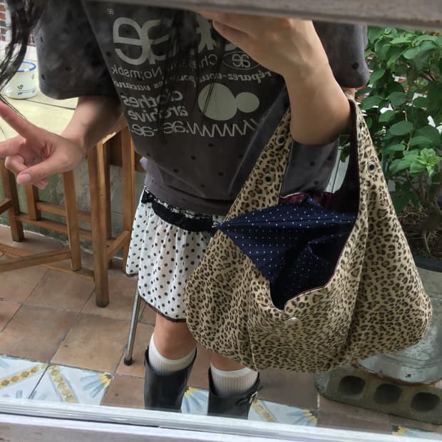 대장템 하구미 땡땡이 스커트