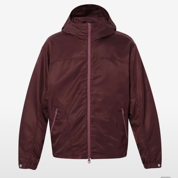 BACK FLASH WAYNE HOOD JUMPER BURGUNDY
