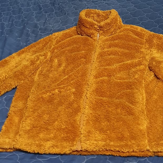 퍼 후리스 옐로우 (L)