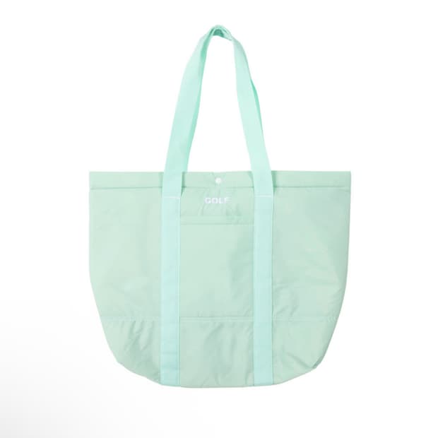 골프왕 로고 토트백 민트