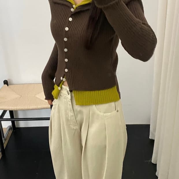 인더모드 inthemode 레이어 가디건