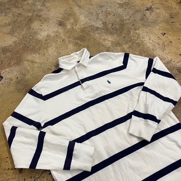 [정품/M] 폴로 랄프로렌 스트라이프 럭비 셔츠 b18