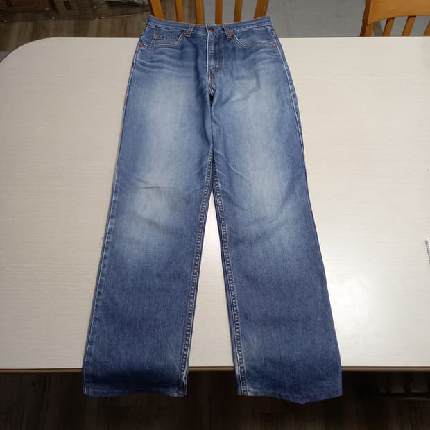 28 빈티지 리바이스OT222 오렌지탭 리오셀25% 일자진 28-931