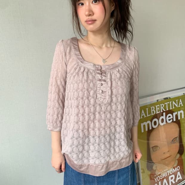 ethnic rose blouse