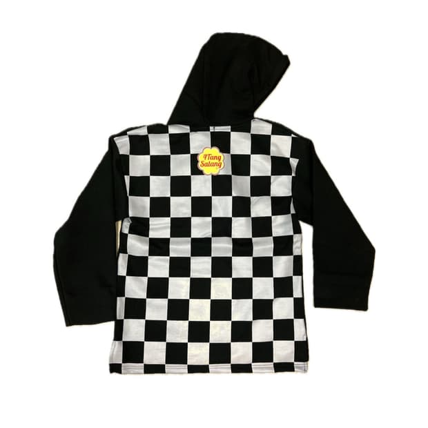 리스펙 체커보드 후드티 