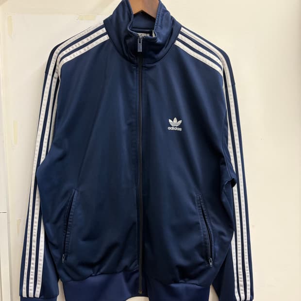 N60. 아디다스 파이어버드 져지 트랙탑 네이비