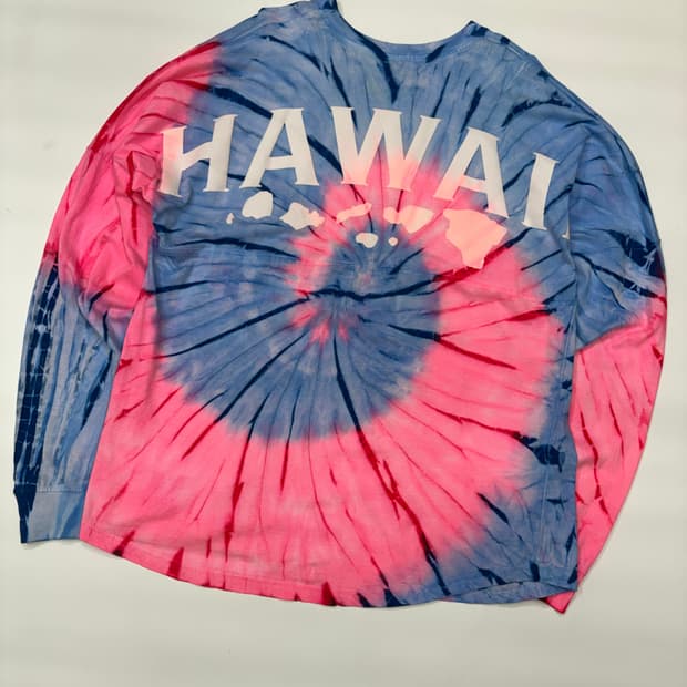 R&R HAWAII 하와이 타이다이 롱슬리브 긴팔 티셔츠