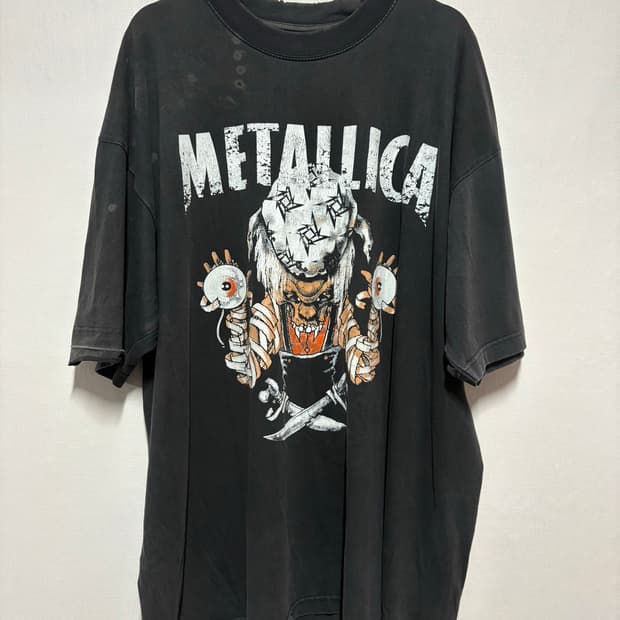 [XL] 00's Metallica 부트렉 밴드 티셔츠