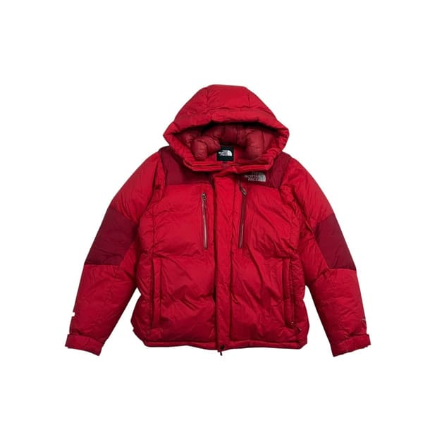 노스페이스 패딩 레드