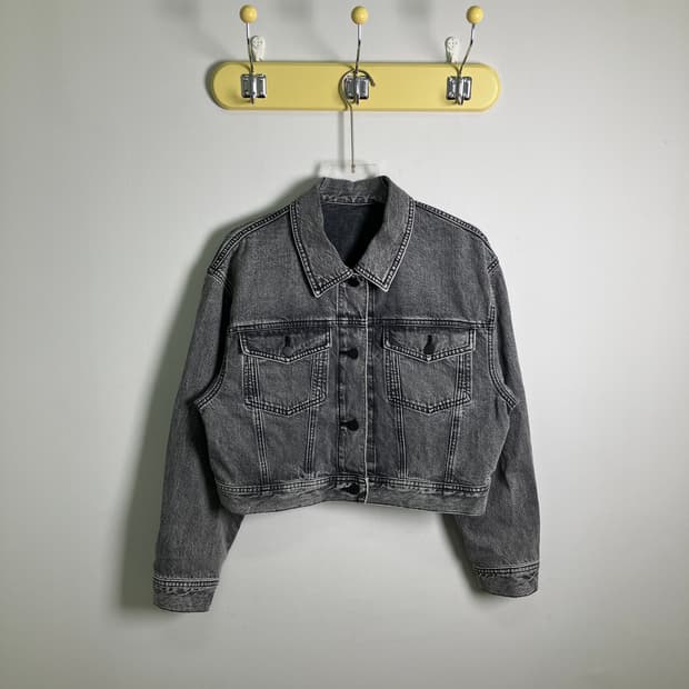 GU 지유 데님 크롭 자켓 XL