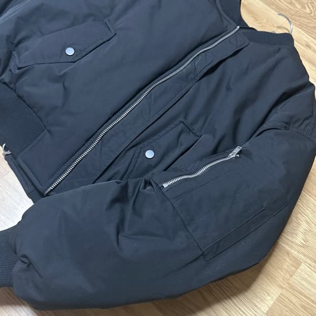 미쏘 항공점퍼 M 블랙 새상품
