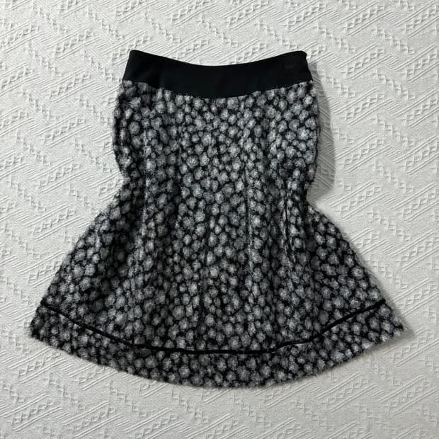 플러피 퍼 스커트