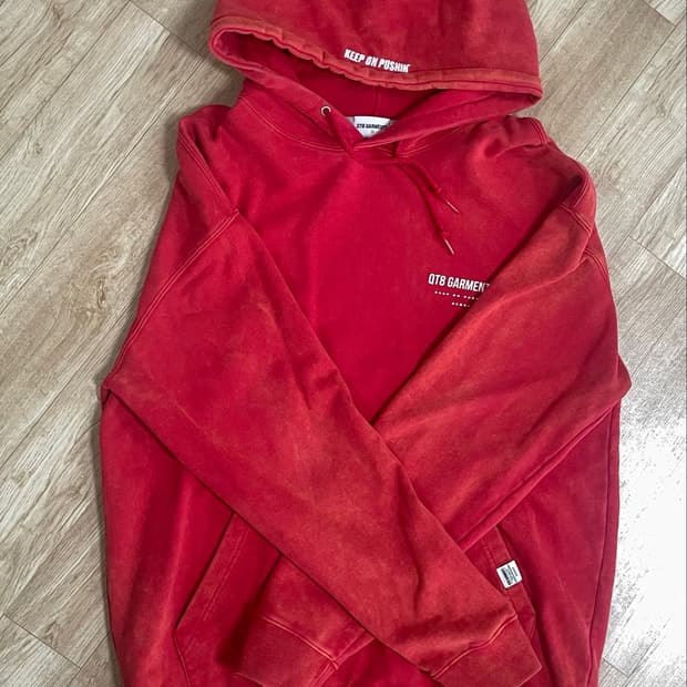 QT8 GARMENTS 워싱 후드티