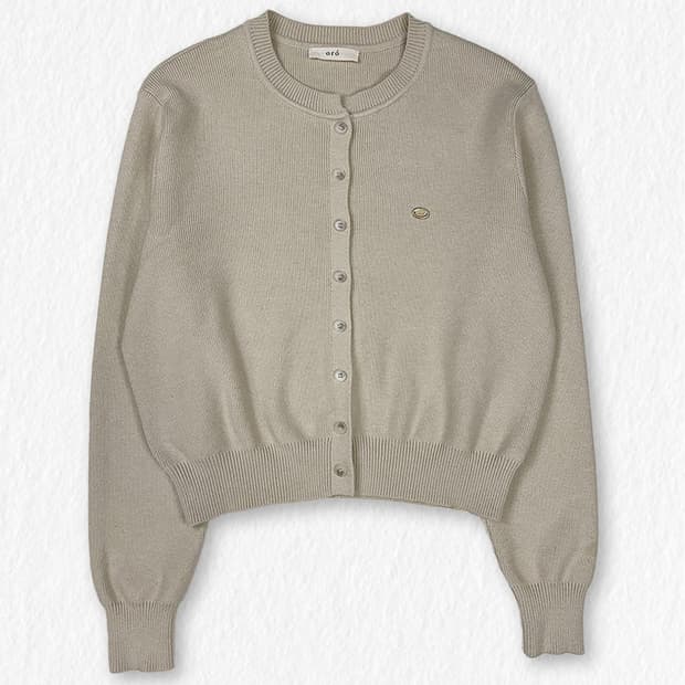 오로oro 가디건 베이지