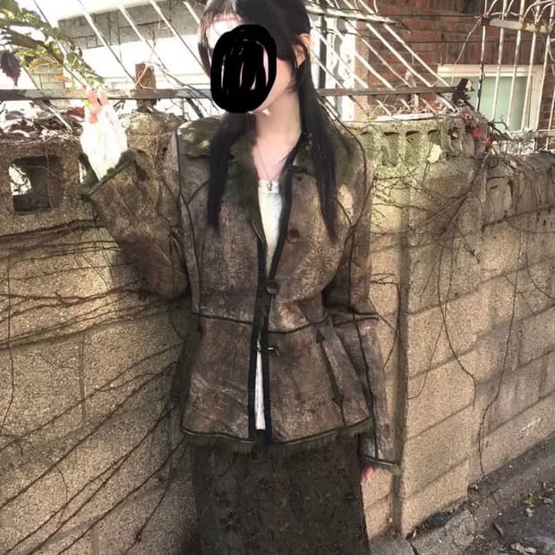 레이어룸 스커트 빈티지 오리엔탈