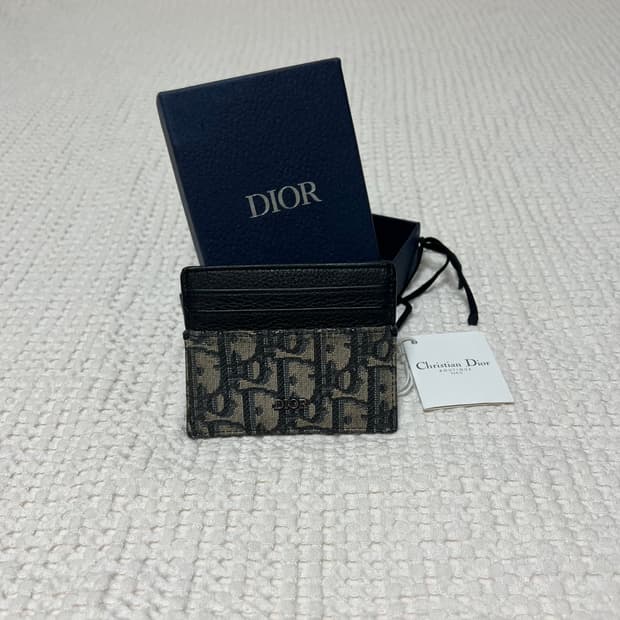 디올 오블리크 카드지갑