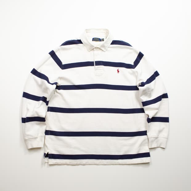폴로 랄프로렌 아이코닉 스트라이프 럭비 셔츠