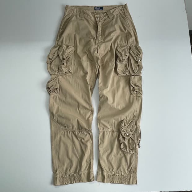 Polo  폴로 랄프로렌 90,s 유틸리티 멀티포켓 카고팬츠