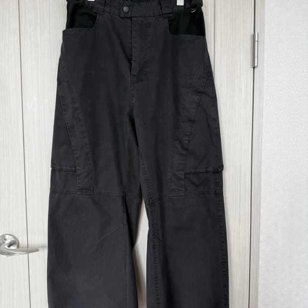 [3]폴리테루 26ss 보더 팬츠 다크네이비