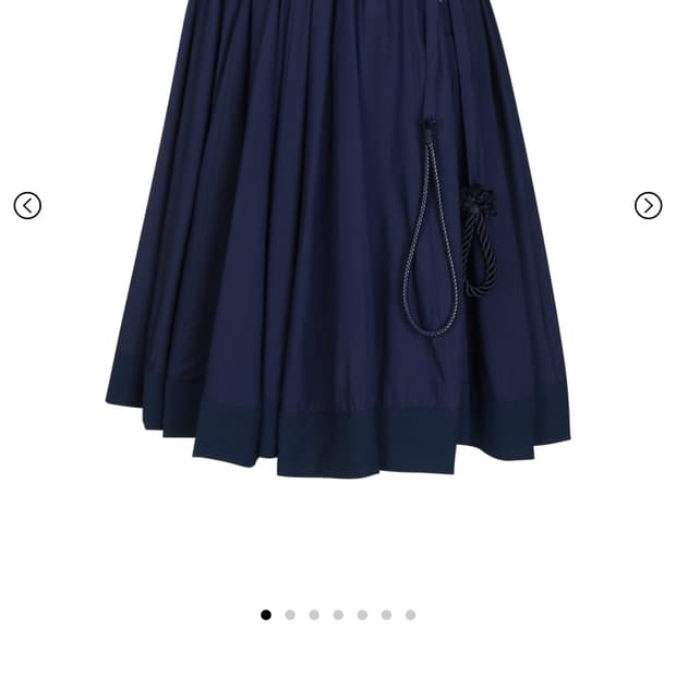 [새상품]키야기 Vasram Panel Skirt - navy