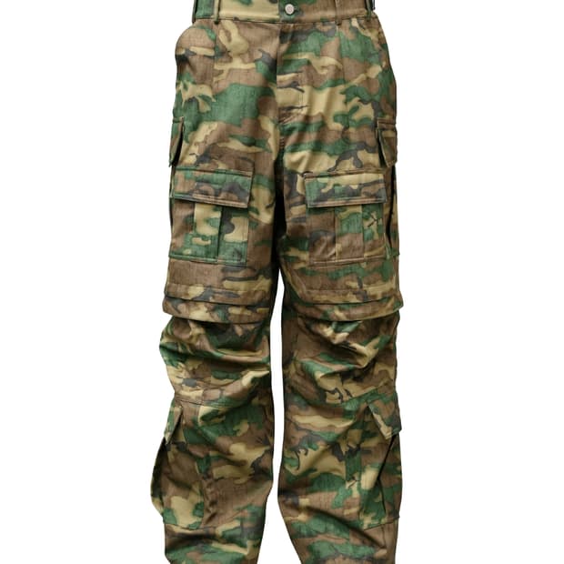 [3] 파프롬왓 파아카이브 카모 카고 팬츠