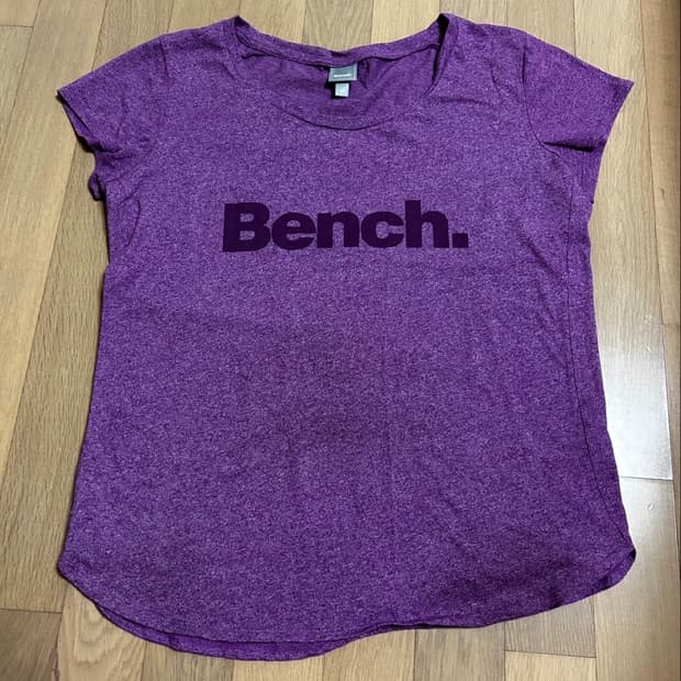 Bench 퍼플 반팔티