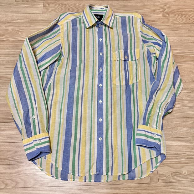 드레익스 원포켓 린넨/코튼 셔츠 S