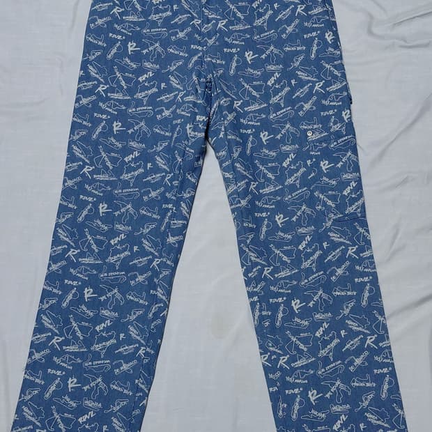 RDVZ  로고 프린트 데님 팬츠  30~32 (무료배송)