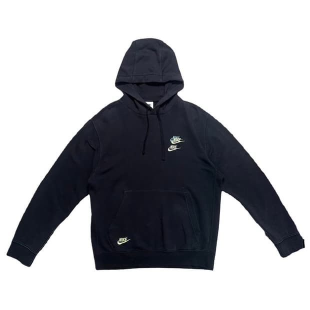 나이키 NSW 에센셜 풀오버 후드 블랙 L