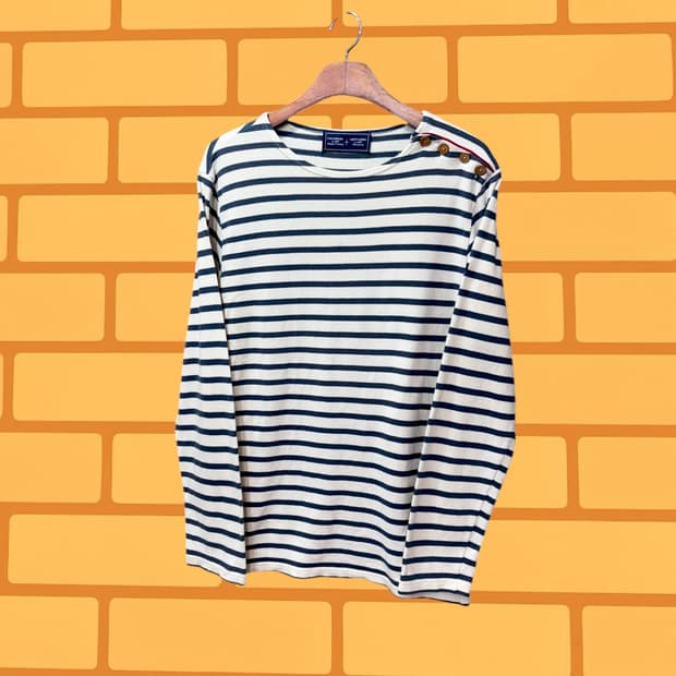 세인트 제임스 x 투써드 스트라이프 보더티 (L)