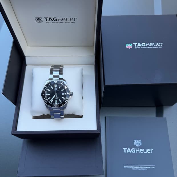 태그호이어 아쿠아레이서 41mm 검판 쿼츠
