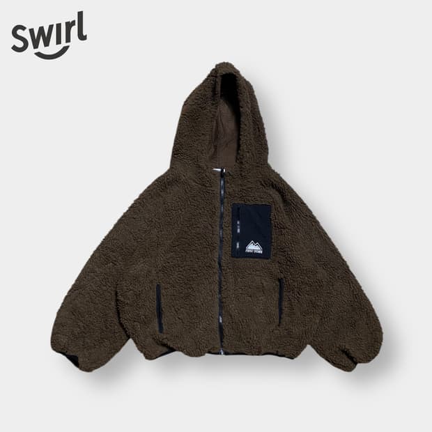 🌊Firstdown boa fleece hoodie