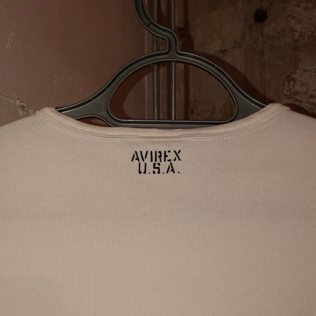 Avirex Daily Ribbed Crew Neck T-Shirt