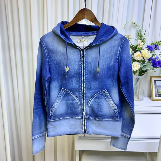 YANUK 데님 후드집업