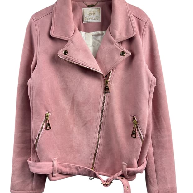 JPN 핑크스웨이드 자켓1509