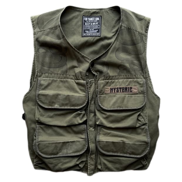 히스테릭 글래머 스네이크 루프 라디오 베스트 F(L)