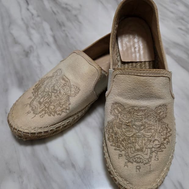 겐조 타이거 자수 캔버스 에스빠드류