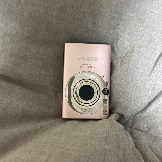 캐논 핑크 익서스80is 디카