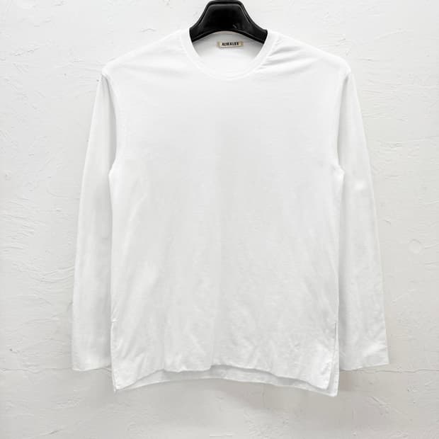 auralee 화이트 롱슬리브