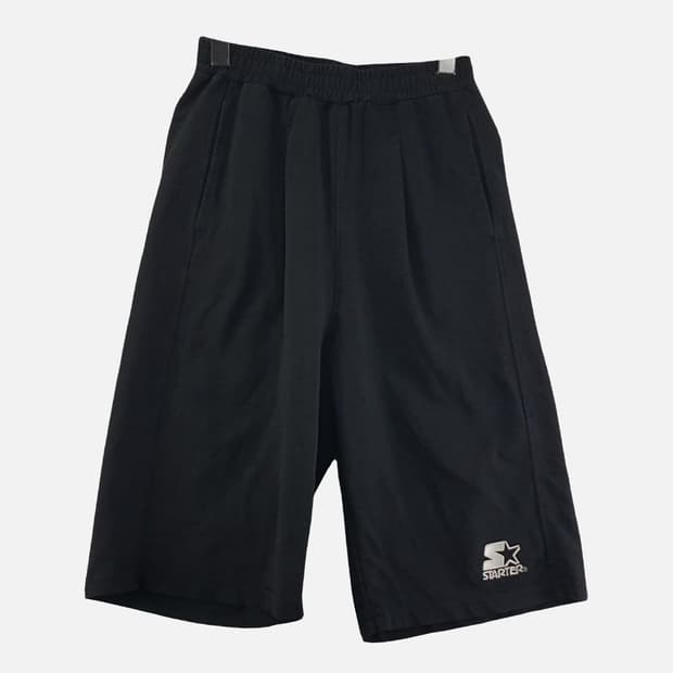 스타터 블랙 키즈 반바지 160 N9194