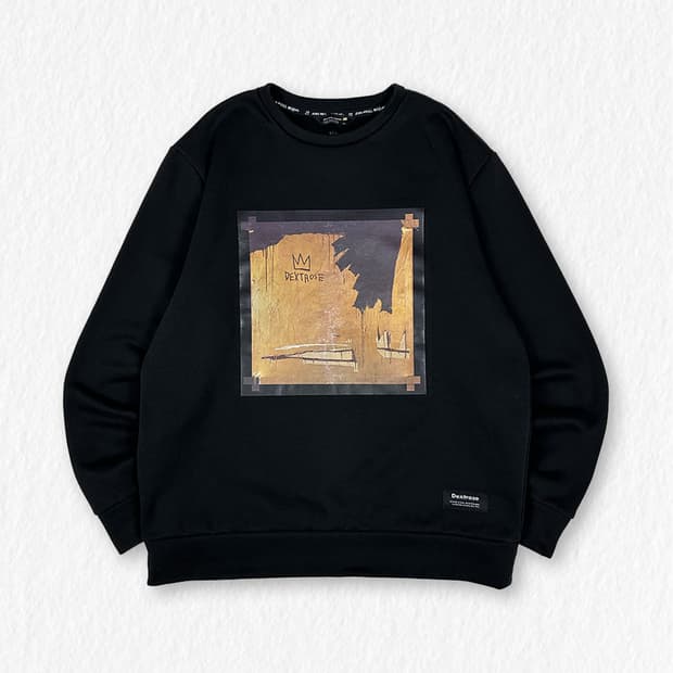 장미쉘바스키아 프린팅 맨투맨