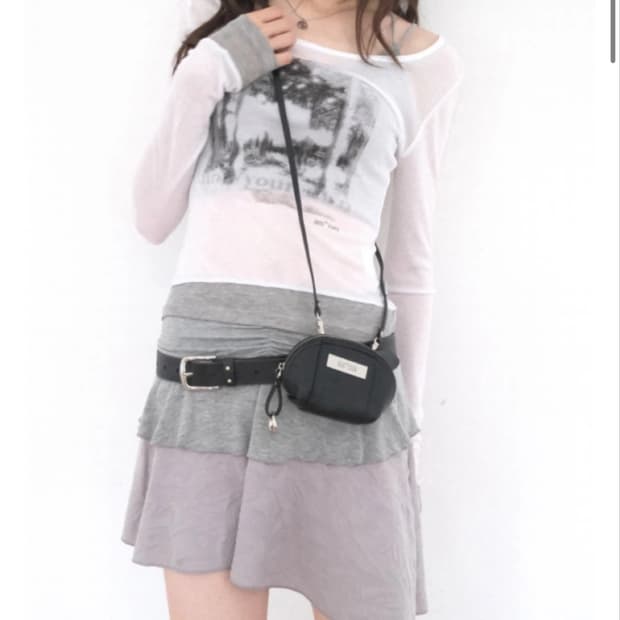 애즈온 COY POUCH BAG / BLACK
